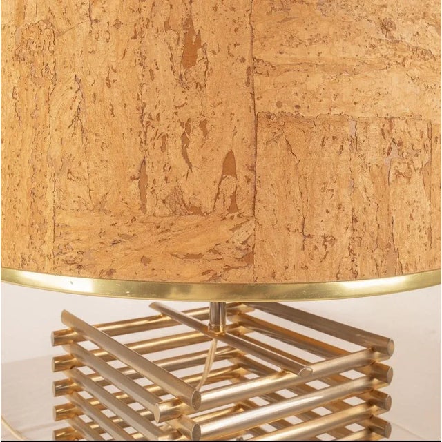 1970s 18kt Gold-Plated Table Lamp, 1970s For Sale - Image 5 of 6