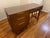 1950s 1950s Kent Coffey Tableu Mid-Century Modern Walnut Desk With Brass Accents For Sale - Image 5 of 11