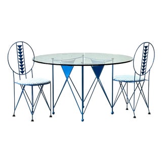 Dining Set by Frank Lloyd Wright for Cassina, 1980s, Set of 3 For Sale