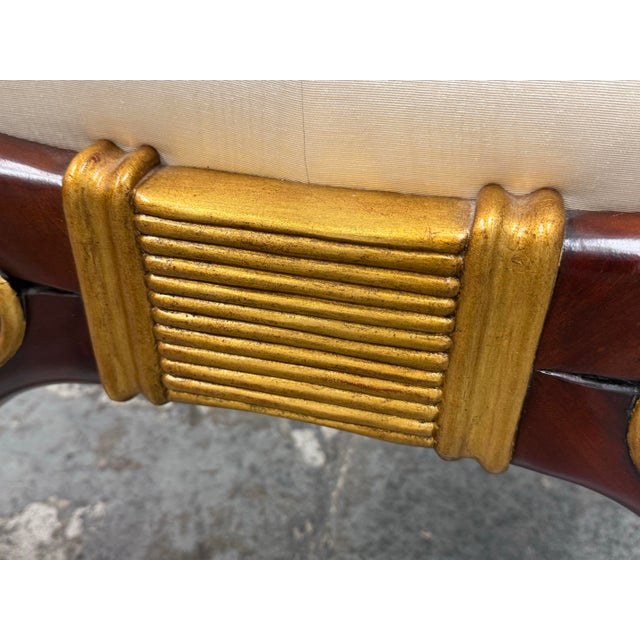 Ivory Maitland-Smith Neoclassical Curule Bench For Sale - Image 8 of 12
