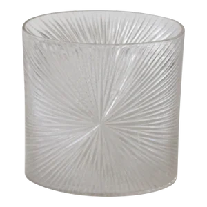 Sally Designs Style Oval Textured Acrylic Waste Basket