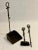 Late 20th Century Iron Fireplace Tool Set For Sale - Image 4 of 12