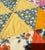 Quality Hand Stitched Cotton Triangle Feedsack Quilt From Ohio Estate For Sale - Image 11 of 18