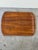 Brown Mid-Century Danish Rosewood Serving Tray – Sculpted Minimalist Design, 1960s For Sale - Image 8 of 10