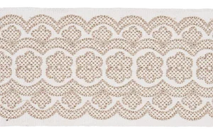 Schumacher Astrid Embroidered Tape in Natural