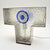 Vintage Italian Glass and Steel Table Lamp, 1960 For Sale - Image 6 of 9