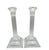 Vintage Crystal Glass Candlesticks With Twisted Column Design - A Pair For Sale - Image 4 of 12
