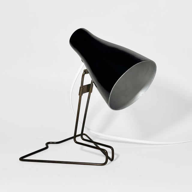 Mid-Century Modern Scandinavian Table Lamp from Böhlmarks, 1950s For Sale - Image 4 of 10