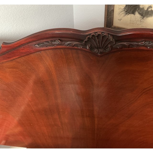 This mahogany full size head/footboard and frame are attributed to White Furniture in 1945 That was when my grandparents...