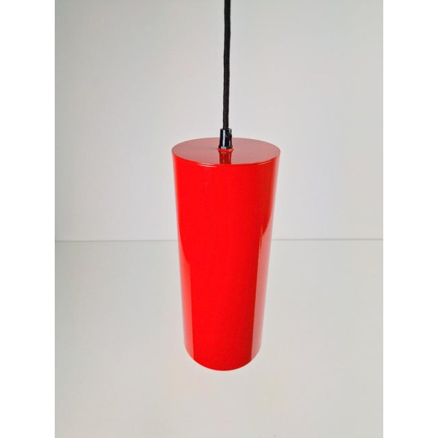 1970s Minimalist Pipeline Pendant Lamps by Ole Pless Jørgensen for Nordisk Solar, 1970s, Set of 2 For Sale - Image 5 of 12