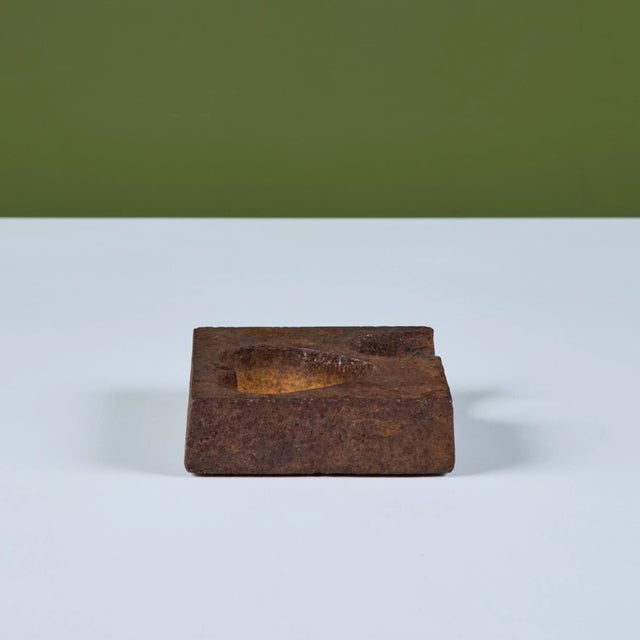 Cast Iron Heart Ashtray For Sale - Image 10 of 12