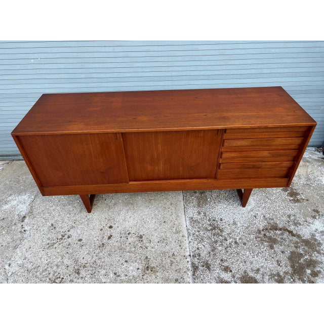 Kurt Ostervig Teak Credenza For Sale - Image 10 of 12