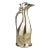 Early 20th Century Jugendstil German Polished Pewter Penguin-Shaped Decanter Designed by Hugo Leven for Kayserzinn Factory For Sale