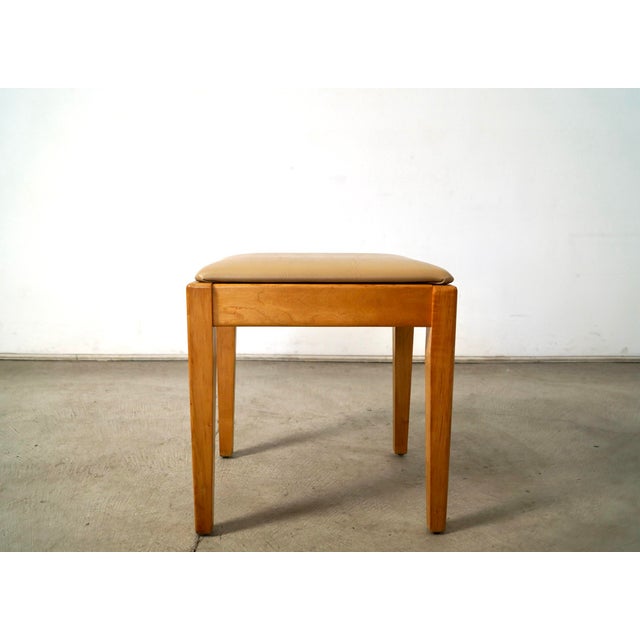 Conant Ball 1950’s Mid-Century Modern Birch Piano Stool For Sale - Image 4 of 12