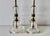 Mid-Century French Style Etched Floral Glass Boudoir Lamps Vintage -a Pair For Sale - Image 9 of 14