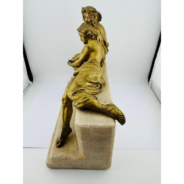 Carl Kauba, 1890s, Bronze on Marble For Sale - Image 6 of 18