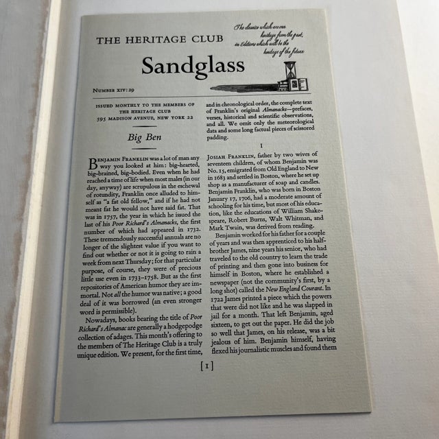 American 1964 Poor Richard's Almanac Book For Sale - Image 3 of 12