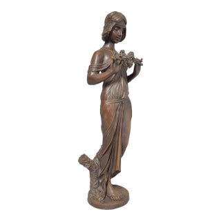 20th Century Bronze “Nymph of the Woods” After Carlo Pittaluga For Sale