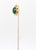 Early 20th Century Signed Krementz 14k Gold & Nephrite Jade Cabochon Art Deco Stickpin For Sale - Image 5 of 13