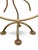 Hollywood Regency Gold Metal Candleholder, 1960s For Sale - Image 6 of 10