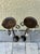 Vintage Late 20th Century Tall Metal Candle Holders- Set of 2 For Sale - Image 9 of 12