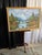 A sweeping alpine escape rendered with breathtaking texture and depth. This large 39" x 27" original oil painting by W....