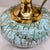 Aqua 1960s Hand-Painted Delft Holland Brass and Aqua Ewer Vase For Sale - Image 8 of 9