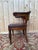 Napoleon III Style Oak and Leather Office Chair, 19th Century For Sale - Image 3 of 6
