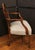 Circa 1790 Hepplewhite design shield back arm chair, English. A fine example from a country house (estate). Carved...
