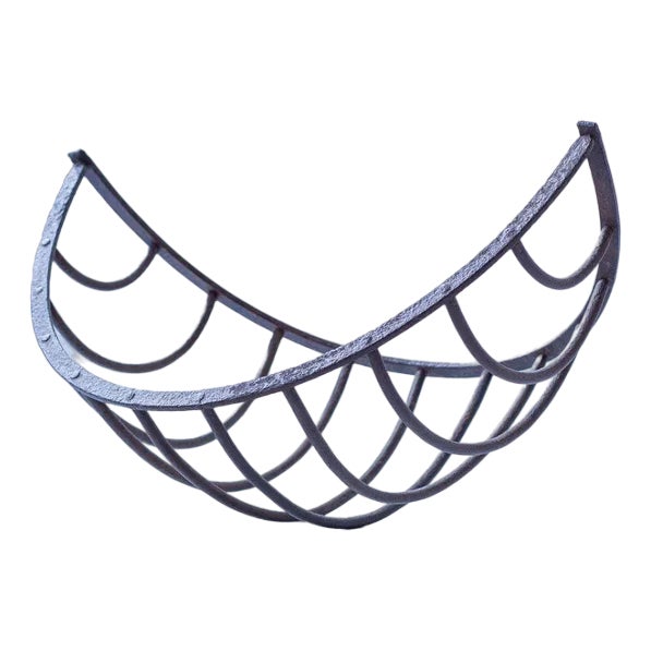 Cast Iron Basket or Sculpture For Sale