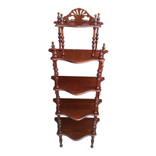 Vintage Victorian Style 5-Tier Shelf For Sale