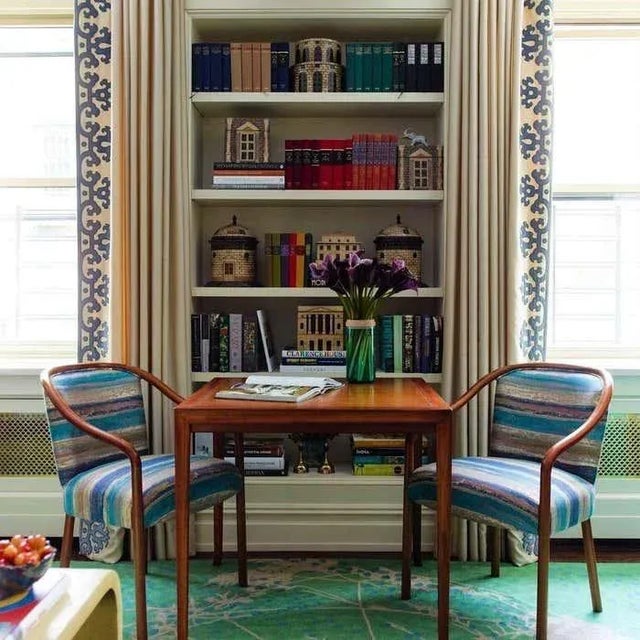 Captivating set of four pull-up chairs model 1072, designed by Ward Bennett for Brickel Associates, circa 1970's. These...