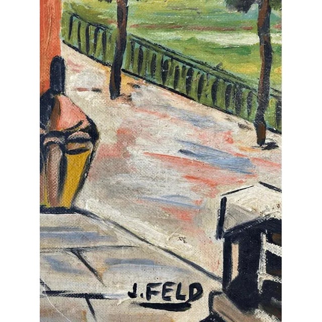 1970s 1970s Market Scene Painting For Sale - Image 5 of 6