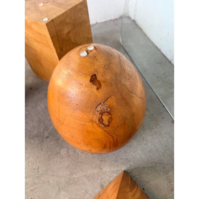 Wood and Glass Coffee Table attributed to Metafora, 1960s For Sale - Image 15 of 18