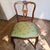 Brown 1970s Vintage Italian Chippendale Walnut Dining Chairs With Bee Silk Upholstery - Set of 5 For Sale - Image 8 of 11