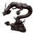 Large Bronze Chinese Dragon Water Feature Sculpture For Sale