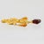 Gold Edouard Rambaud Byzantine Gilded Metal Cross Brooch with Amber Resin Drops For Sale - Image 8 of 8