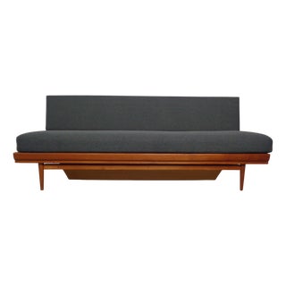 Mid-Century Teak Sofa or Daybed by Walter Knoll for Knoll Antimott, Germany, 1950s For Sale