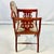 Antique Italian Neoclassical Art Deco Curule Accent Side Chair. For Sale - Image 14 of 15