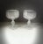 Vintage Etched Crystal Champagne Coupes With Platinum Rim, Faceted Stem Barware – Set of 2 For Sale - Image 9 of 9