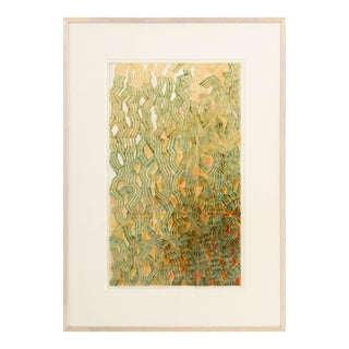 Joseph L. Gardella Zig-Zag Composition Mixed Media For Sale