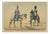 José Villegas, Royal Bodyguards, 1861, Lithograph For Sale