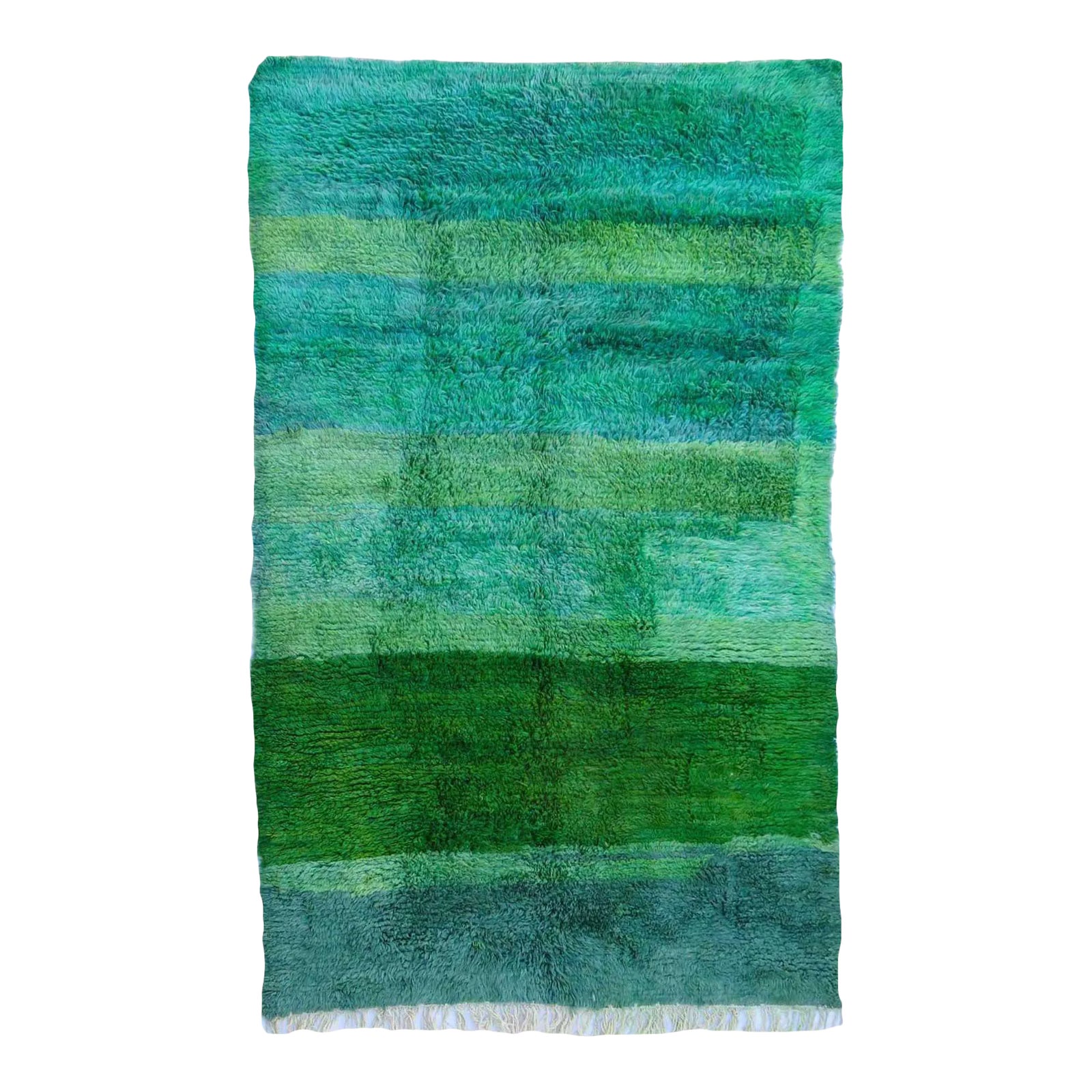 1970s Vintage Oulmes Moroccan Rug | Chairish