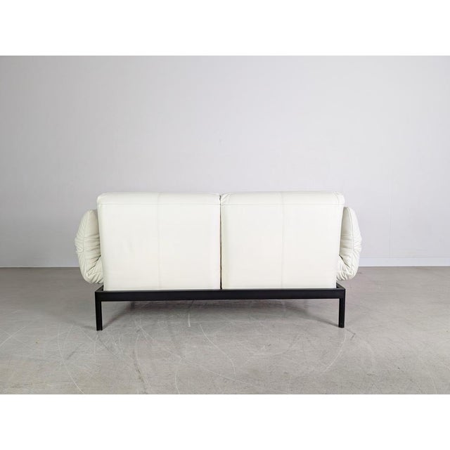 Plura 2-Seater Sofa in Light Beige Leather from Rolf Benz For Sale - Image 5 of 13