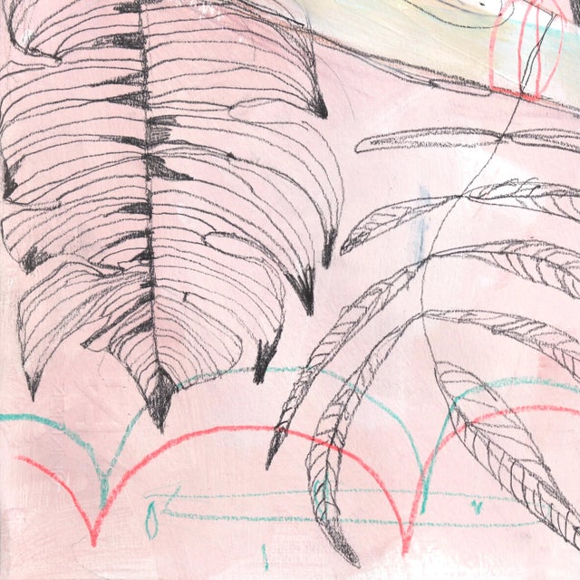 Paper Peeled Elbows and Colored Confetti - Fantasy Figurative Artwork on Paper Original Artwork by Silvia Pavarini For Sale - Image 7 of 9