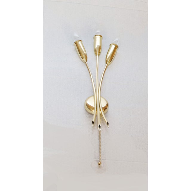 1950s Vintage Sputnik Wall Lamp, 1950s For Sale - Image 5 of 8