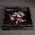 This is an exquisitely crafted square wooden tray featuring intricate mother-of-pearl (nacre) inlay work. Crafted from a...