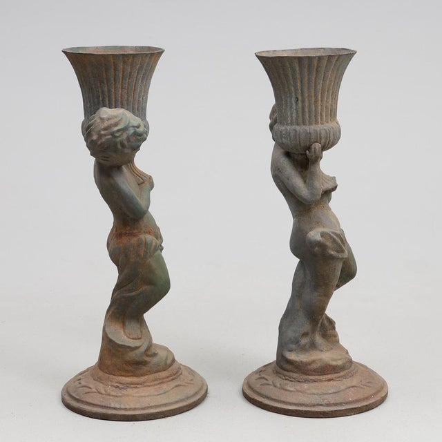 1900 - 1909 Garden Sculptures, 1900s, Set of 2 For Sale - Image 5 of 6