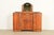French Art Deco Carved Walnut Marble Top Sideboard or Bar Cabinet, Circa 1930s For Sale - Image 13 of 13