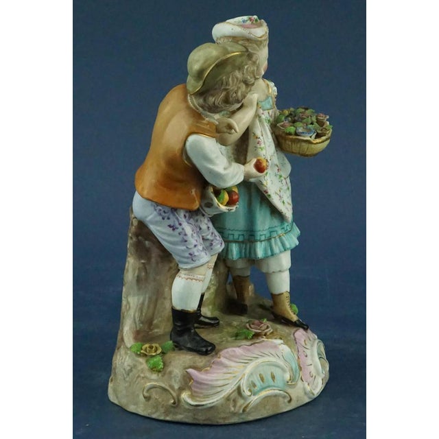 19th Century Art Nouveau Figurine in Porcelain from Ernst Bohne & Söhne Factory, Germany, 1800s For Sale - Image 3 of 18